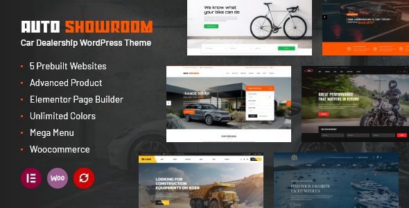 Auto Showroom v3.2.2 – 汽车经销商 WordPress 主题下载