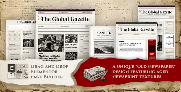 Gazette v1.0.1 杂志主题下载