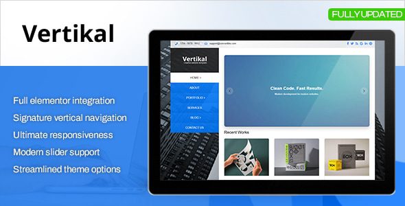 Vertikal v1.0.0 响应式 WordPress 主题下载