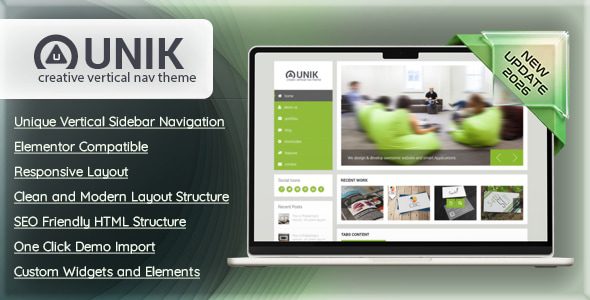Unik v2.0.0 响应式多用途主题下载