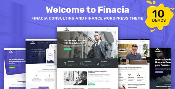 Finacia v2.0 金融与商务 WordPress 主题下载