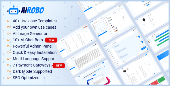 AIRobo v2.0.0 —— 终极 AI 驱动的 SaaS 内容写作助手源码下载