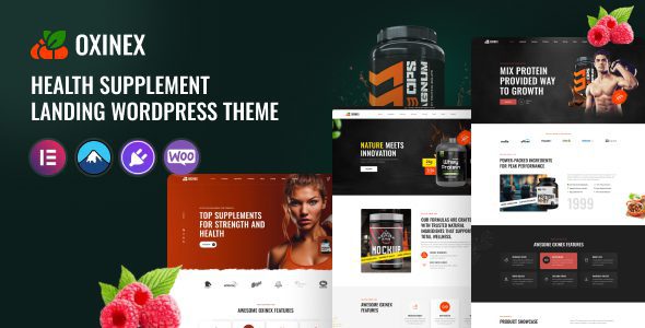 Oxinex v1.0 —— 保健品类 WordPress 主题下载