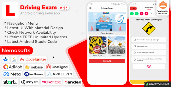 Driving Exam Android App v13.1 驾驶考试安卓应用app源码下载