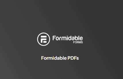 Formidable PDFs 2.1 拓展插件下载