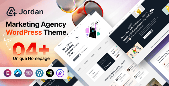 Jordan 1.0 – 营销机构 WordPress 主题下载