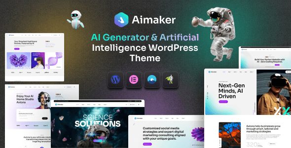 Aimaker v1.0.0 – AI 机构与技术 WordPress 主题下载
