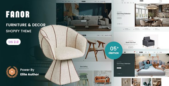 Fanor 1.0 – 家具与装饰类 Shopify 2.0 主题下载