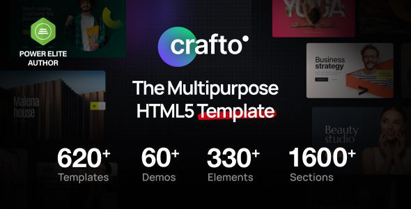 Crafto 4.0 – 多用途 HTML5 模板下载