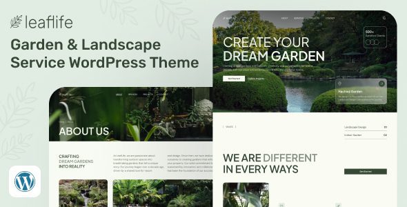 LeafLife v1.0 – 园艺与景观服务 WordPress 主题下载