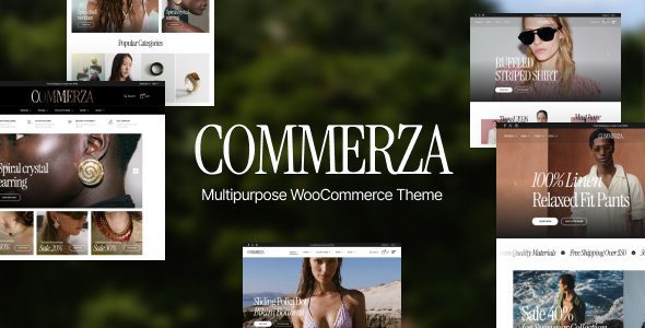 Commerza v1.0.0 – 多用途 WooCommerce 主题下载