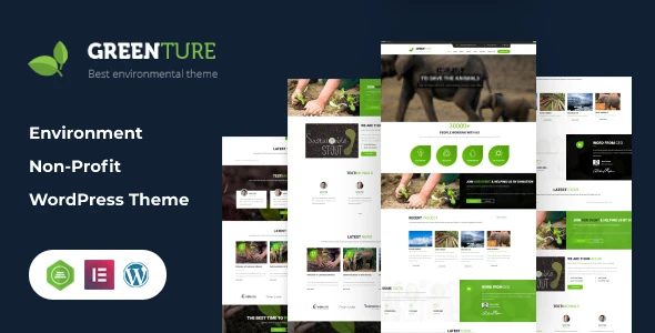 Greenture v2.2 环境非营利组织 WordPress 主题下载