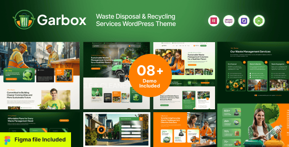 Garbox v1.0.0 – 垃圾处理与回收 WordPress 主题下载