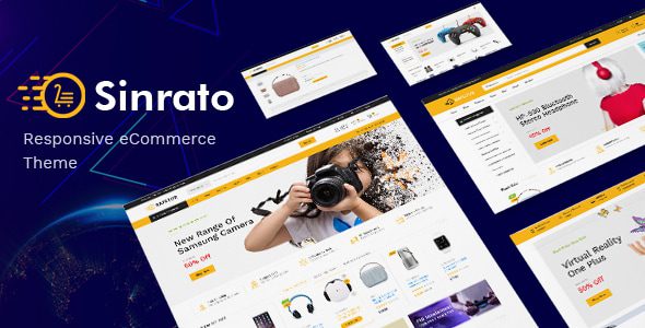 Sinrato v1.0.7 – 适用于 WooCommerce WordPress 的电子产品主题下载