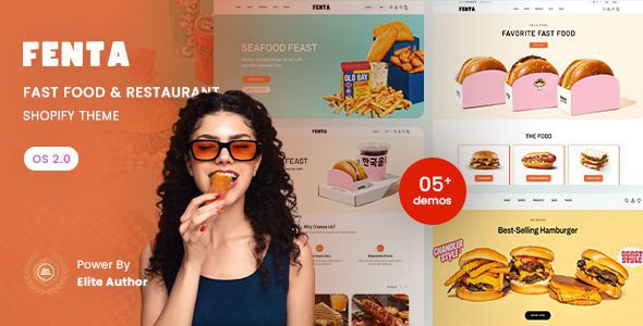 Fenta 1.0 – 快餐和餐厅 Shopify 2.0 主题下载