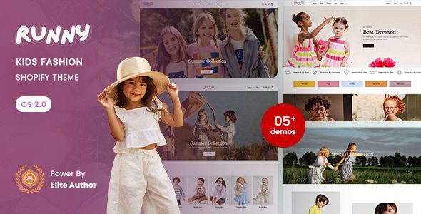Run 1.0 – 儿童时尚 Shopify 2.0 主题下载