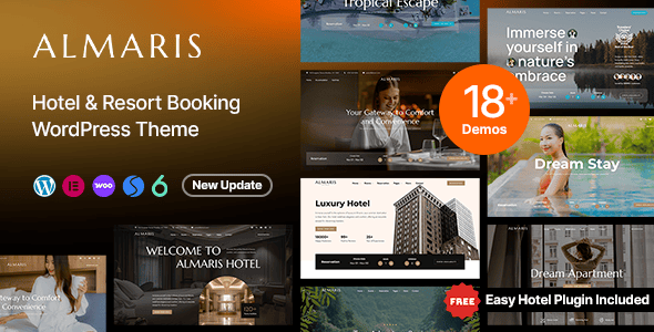 Almaris 1.3.6 – 酒店预订 WordPress 主题下载