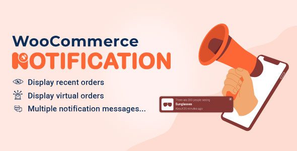 Notivo 1.7.2 – WooCommerce 通知 | 提升销量 – 实时销售信息 – 最新销售弹窗 – 追加销售插件下载