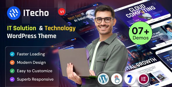 ITecho 1.0.0 – IT解决方案与技术 WordPress主题下载