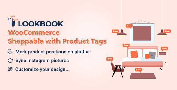 Lookzy v1.2.10 – WooCommerce LookBook（图册展示）- Instagram 风格购物 – 支持通过产品标签直接购买插件下载