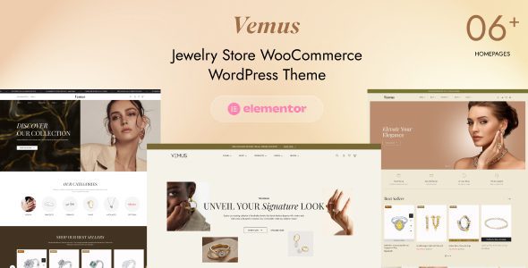 Vemus 1.0.3 – 珠宝店 WooCommerce WordPress 主题下载