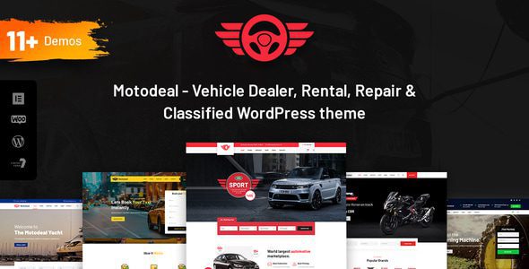 Motodeal 1.1.1 – 汽车经销商与分类信息 WordPress 主题下载