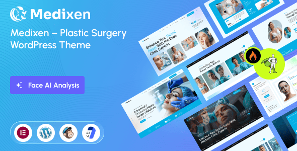 Medixen v1.0 – AI 分析整形外科与诊所 WordPress 主题下载