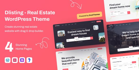 Dlisting v1.1.2 – 房地产 WordPress 主题下载