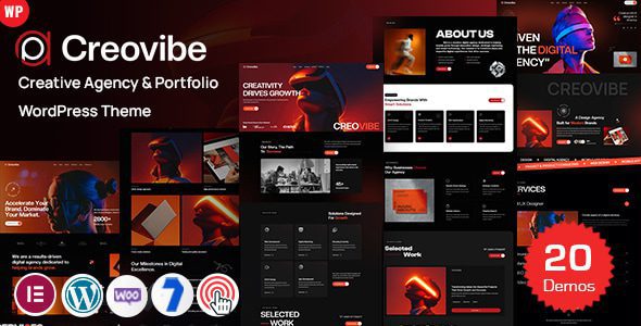 Creovibe v4.0 – 创意代理机构 WordPress 主题下载
