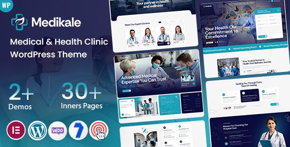 Medikale v1.0 – 医疗与健康诊所 WordPress 主题下载