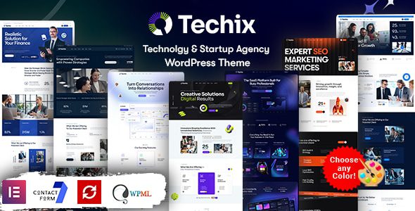 Techix v5.0 – 初创企业/代理机构 WordPress 主题下载