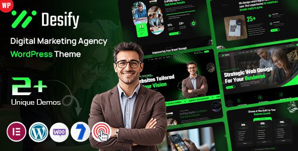 Desify v1.0 – 数字代理机构 WordPress 主题下载