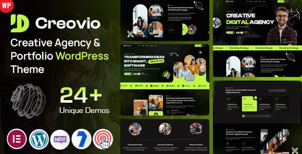 Creovio v5.0 – 代理机构作品集 WordPress 主题下载
