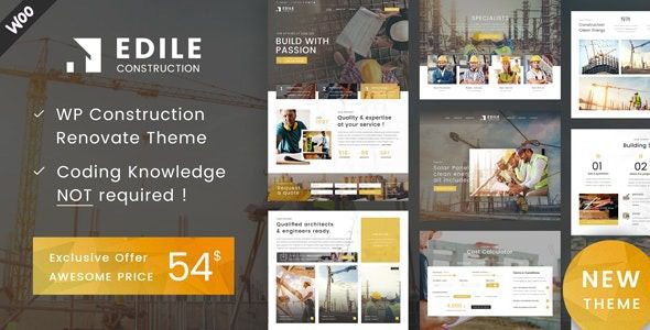 Edile v2.0 建筑行业 WordPress 主题下载