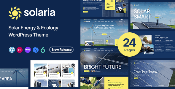 Solaria v1.0.1 – 太阳能与生态主题 WordPress 主题下载