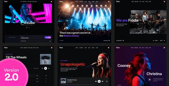 Melodica v2.0 – 音乐乐队与音乐人 WordPress 主题下载