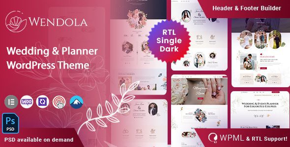 Wendola v7.0 – 婚礼 WordPress 主题下载
