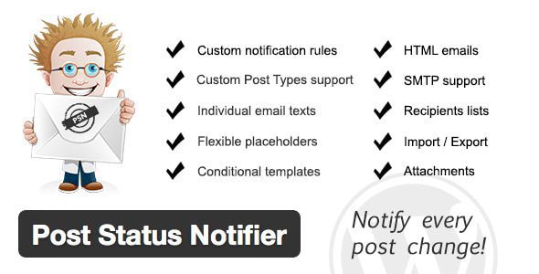 Post Status Notifier v1.13.1 文章状态通知器插件下载
