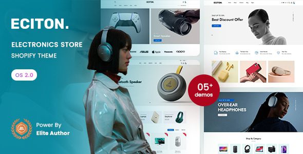 Eciton 1.0 —— 电子产品商店响应式 Shopify 2.0 主题下载