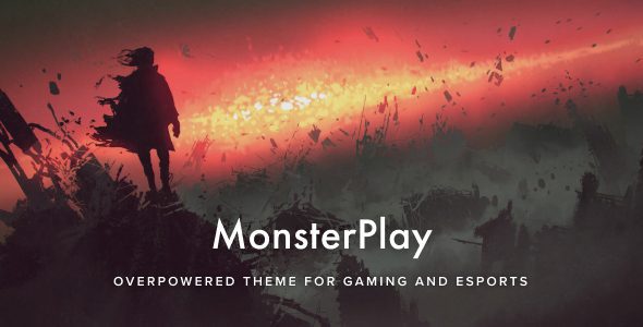 MonsterPlay v1.2.3 – 电子竞技与游戏类 WordPress 主题下载