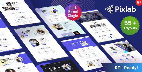 Pixlab v3.0 – 代理机构 WordPress 主题下载