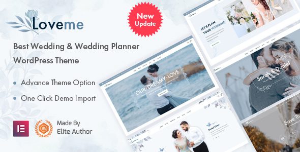 Loveme 2.0.4 – 婚礼与婚礼策划 WordPress 主题下载