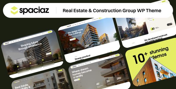 Spaciaz v1.3.0 – 房地产与建筑集团 WordPress 主题下载