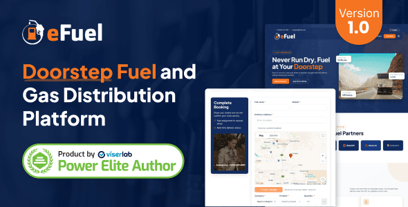 eFuel v1.0 —— 上门燃油与燃气配送平台PHP源码下载