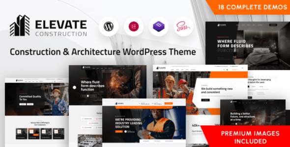 Elevate v2.3.2 – 建筑行业 WordPress 主题下载