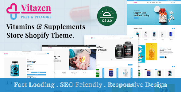 Vitazen 1.0 – 维生素与保健品商店 Shopify 2.0 主题下载
