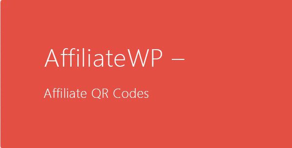 AffiliateWP – Affiliate QR Codes v1.0.5 联盟二维码拓展插件