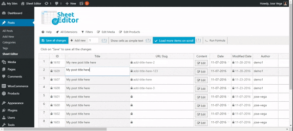WP Sheet Editor Comments Pro v1.1.7 下载