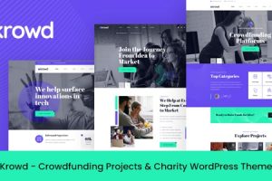 Krowd v1.3.6 – WordPress众筹慈善主题下载