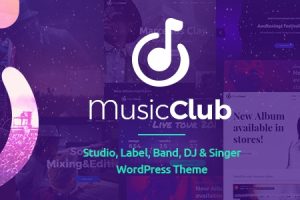 Music Club v1.2.4 – 工作室、标签、乐队、DJ 或歌手 WordPress 主题下载